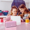 thumbnail image 7 of DOSS Bluetooth Speaker, SoundBox Touch Portable Wireless Speaker with 12W HD Sound and Bass, IPX4 Water-Resistant, 20H Playtime, Touch Control, Handsfree, Speaker for Home, Outdoor, Travel-Pink, 7 of 7
