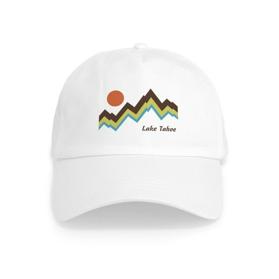 CafePress - Lake Tahoe Cap - Adjustable 100% Brushed Unisex Casual Cotton Baseball Cap, Beige, 1