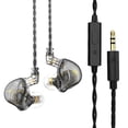 thumbnail image 1 of Cateissary Auriculares de 3,5mm con cable para correr con cancelación de ruido, Control de línea en la oreja, auriculares portátiles con Pin de Cables de audio/vídeo No.07, 1 of 6