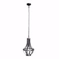 thumbnail image 2 of A&B Home Ordway Iron Lantern 1-Light Pendant-Color:Antique Black,Style:Classic Vintage, 2 of 2