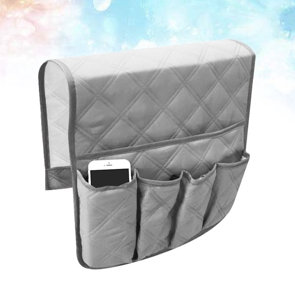 GOOHOCHY Holder Sofa Storage Bag Sofa Side Storage 89.00X33.00X1.00CM Grey