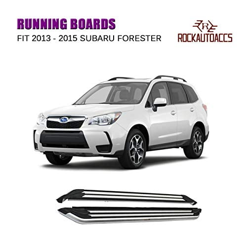 ROKIOTOEX Running Boards Fit 2013 2014 2015 Subaru Forester Aluminum