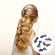 thumbnail image 4 of 6 unids aleación mariposa cabello pasador de moda cabello pasador floral, 4 of 5