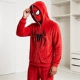thumbnail image 5 of Spider Hero Zipper Sweatshirt with Hooded Mask, Movie Graphic Zip Up Hoodie Streetwear for Men Women Daily Streetwear Party, 5 of 6