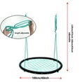 thumbnail image 2 of Children Web Swing Playground Platform Net Swing Nylon Rope Detachable 1M/40inch Diameter, 2 of 6