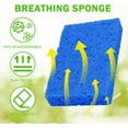 thumbnail image 4 of TEXIJUSO 24 Pack Kitchen Sponges Natural Cellulose Compressed Sponges for Cleaning Reusable Dish Sponges Kitchen Non-Scratch DIY for Kids, 4 of 8