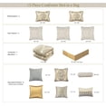 thumbnail image 7 of Loom and Mill 13-Piece Comforter Bed in a Bag, Jacquard Damask Comforter Sets, King, Beige, 7 of 7