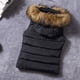 thumbnail image 4 of ICHUANYI Liquidación Ropa de abrigo corta para mujer Chaquetas acolchadas de algodón Chaleco con capucha sintética con bolsillo ICHUANYI WER202308253577, 4 of 7