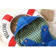 thumbnail image 4 of KIDSCOOL SPACE Baby Denim Overall,Hooded Little Kid Jean Jumper,Blue,3-4 Years, 4 of 5