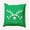 Bright Green, variant on 16" x 16" Simply Daisy Cool Christmas Deer Polyester Accent Pillow, Turquoise Qty 1