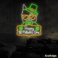 thumbnail image 4 of Craftnamesign Cute llama Neon Signs, Happy St. Patrick’s Day Sign Decor, 4 of 4