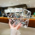 thumbnail image 3 of compatible iPhone 7 Plus / 8 Plus Fresh Small Floral Phone Case Drop Glue Protective Cover Cheap and fine, 3 of 4