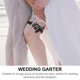 thumbnail image 3 of Wedding Garter Lace Garters for Bride Using Cloth Material 1Set, 3 of 4