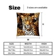 thumbnail image 5 of Leopard Elegant Velvet Throw Pillow Covers and Inserts - Set of 2, Available in 16x16, 18x18, 20x20 Inches for Home Decor, Unique Patterns for Sofa, 5 of 6