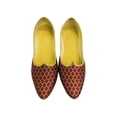 thumbnail image 2 of Red punjabi jutti for mens sherwani shoes for men juti for men mojaris for men, 2 of 5