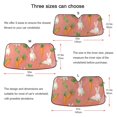 thumbnail image 5 of Rabbits Carrots Automotive Front Car Windshield Sun Shade Reflector Foldable for Front Fit for Cars Truck SUVs, 5 of 8