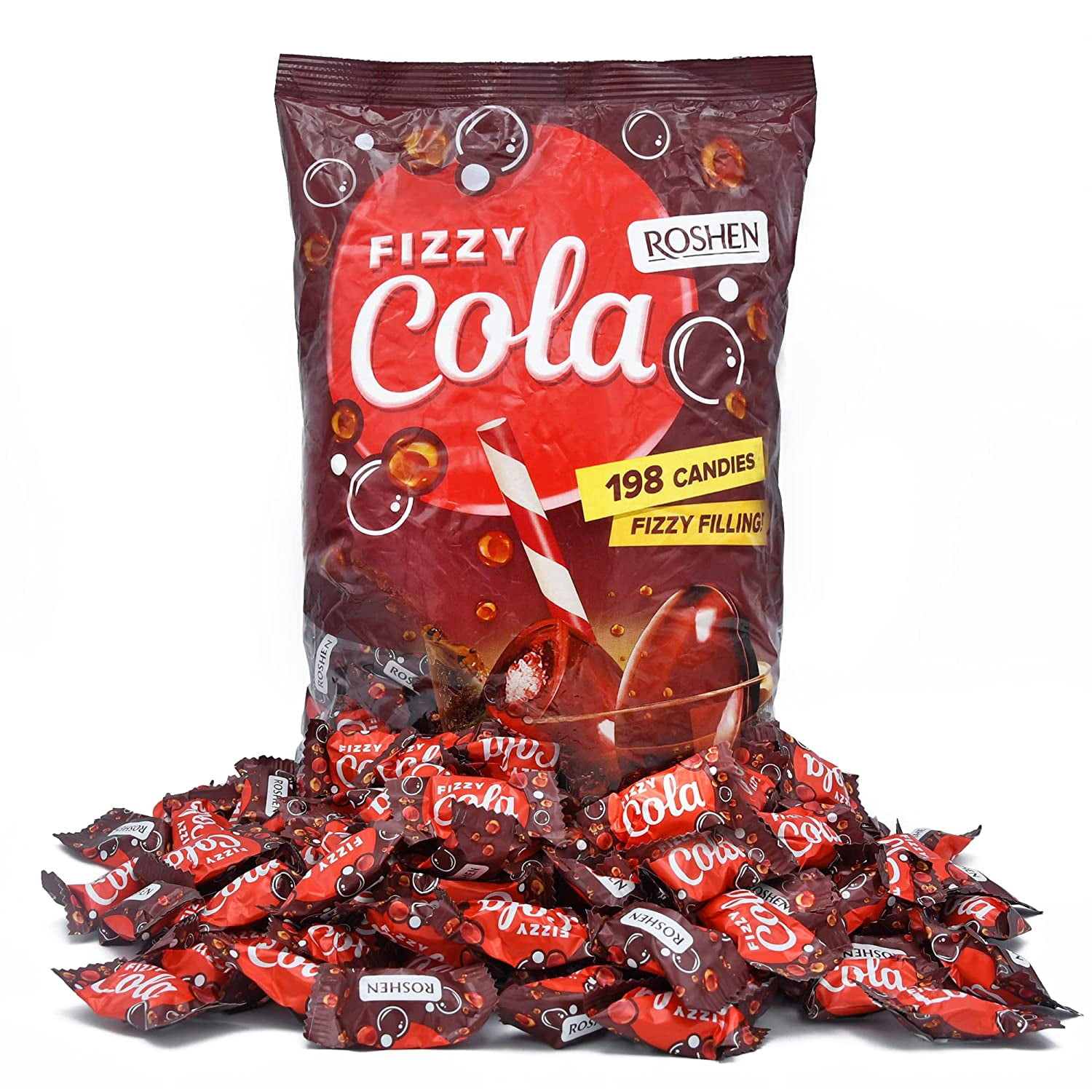 Fissy Candy Buy Roshen Hard Candy Fizzy Cola Kosher, Delicious, Flavorful hard ...