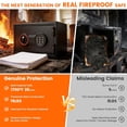 thumbnail image 3 of 0.5 Cubic Foot Fireproof Safe with Alarm and LED Light, Wall Mountable Bestseling, 3 of 6
