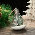 thumbnail image 2 of BNNG Christmas Vintage Decor Lamp- Snow Globe Bulbs Lights with Tree & Snow & Cute Ornaments Christmas Indoor decorations for Home Patio Mantel Fireplace Xmas Tree Decoration, 2 of 5