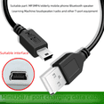 thumbnail image 5 of Cable de datos USB con medidor de pies, cable de carga mini T-Port MP34 V3 para cámara SLR Samsung Canon, 5 of 5