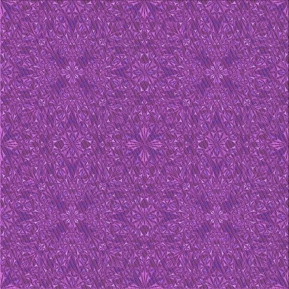 Ahgly Company Machine Washable Indoor Square Transitional Crimson Purple Area Rugs, 7' Square