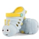 thumbnail image 1 of Cómodos zuecos para niños pequeños, sandalias suaves para niños pequeños, pantuflas para bebés, divertidos zuecos de jardín diseñados por oruga, zapatos para niñas y niños, azul WD.WDQZL Hogar, 1 of 6