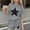 Gray, variant on Girls Short Sleeve and Shorts Set Girls Crewneck 2 Piece T Shirt with Elastic Waist Shorts Set Red Size 9-10Years