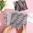 thumbnail image 3 of 4Pcs 4 Styles Words Embossing Folders Flower Pattern Embossing Stencils Plastic Handwriting Photo Templates for Handcraft Photo Album Decoration Scrapbooking Album Craft, 3 of 6