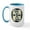 White/Blue Inside, variant on CafePress - MIMBRES CHECKERED GOATS BOWL DESIGN Large Mug - 15 oz Ceramic Large White Nolvety Mug