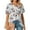 White summer tops 2023 women, variant on Dyegold Summer Tops for Women 2023, Summer Short Sleeve Tees Shirt Cute Tops for Women Trendy Going Out Casual Flowy Blouses Floral Print V-Neck ​Tunic Top