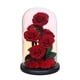 thumbnail image 3 of Rosa en cúpula de cristal, decoración de San Valentín, flor eterna en cúpula de cristal. Estilo C, 3 of 9