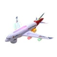 thumbnail image 6 of WonderPlay All Aboard! Bump and Go Electric Air Bus A380 Kids Action Airplane - Model Plane with LED Lights and Sounds - Changes Direction On Contact - Red, 6 of 9