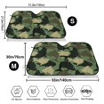 thumbnail image 3 of Uemuo Camouflage Shark Pattern Accordion Car Windshield Sun Shade, Foldable Reflective Sun Visor for Car, Reflector Windshield Sunshade-Small, 3 of 7