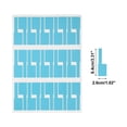 thumbnail image 2 of Unique Bargains Handwritable P-Type Gift Stickers 3.31"x1.02" 6 Pcs Light Blue, 2 of 5