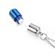 thumbnail image 5 of Collar de de cremación Colgante de botella de tubo Colgante de Azul Yinane Cadena de collar, 5 of 7