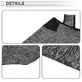 thumbnail image 4 of Ofertas únicas Toalla triangular de medio paquete Escudo facial UV Filtro de poliéster Máscara de gaiter para el cuello Multipropósito Protección solar Transpirable Gris melange 1 pieza, 4 of 6