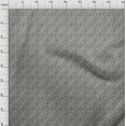 thumbnail image 4 of oneOone Rayon Gray2 Fabric Asian Kilim Sewing Craft Projects Fabric Prints By Yard 56 Inch Wide, 4 of 5