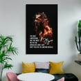 thumbnail image 6 of Jon Jones MMA Posters Fighter Legends Posters Sports Posters Wall Art Poster Scroll Canvas Painting Picture Living Room Decor Home 12x18inch(30x45cm), 6 of 6