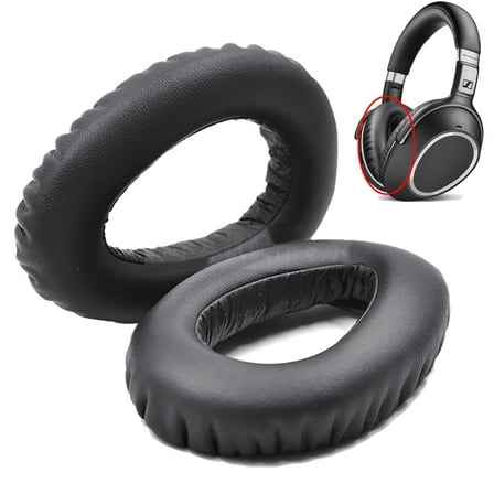 For SENNHEISER PXC550 PXC480 MB660 Ear Pads Replacement Enhanced Bass, Soft Comfortable Sponge, Black