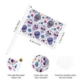 thumbnail image 2 of Handheld Flag Double-Sided Hand Waving Flag 8.2×5.5in Used For Team Activities Or Decoration In Decorative Places Festive Cute Sugar Skulls (4) Ten Piece, 2 of 8