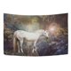 thumbnail image 4 of ABPHQTO Árbol Unicornio Bosque Tapiz Decoración para colgar en la pared Decoración para el hogar Sala de estar Dormitorio 128x150 cm, 4 of 4