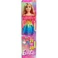 thumbnail image 7 of Large Barbie Doll, 28 Inches Tall, Blond Hair and Rainbow Dress, 7 of 7