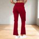 thumbnail image 5 of Pincandy Women's Solid Color High Waist Flared Yoga Pants - with Pockets, Casual Fit for Yoga & Daily Wear, 5 of 7