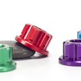 thumbnail image 3 of M9 Bike Bicycles Track Wheel Nuts Wheels Hub Axle Integrated Washer Red, 3 of 7