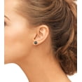 thumbnail image 2 of 14K Gold Screw Back 7.0-7.5mm Black Akoya Cultured Pearl Stud Earrings - AA+ Quality, 2 of 6