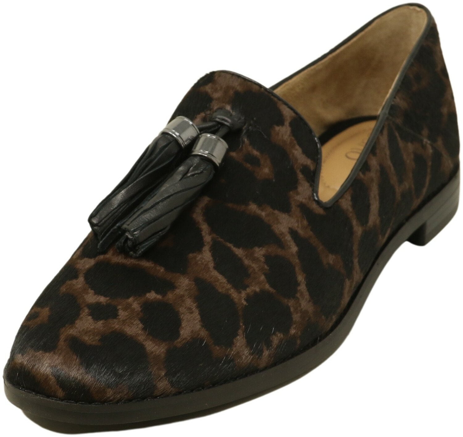 Franco Sarto Womens Hadden2 Black Loafers Size 7