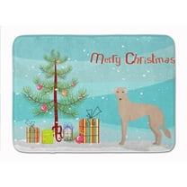 Tan Longdog Christmas Tree Machine Washable Memory Foam Mat