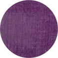 thumbnail image 3 of Unique Loom Solid Gava Collection Area Rug - Solid Gava (9' 10" Round Purple), 3 of 6