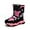 Rose Red, variant on Boys Girls Warm Snow Boots Plush Lining Non-Slip Cold-Proof Cotton Boots Kids Winter Outdoor Sports Shoes (Toddler/Little Kid/Big Kid)