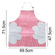 thumbnail image 2 of Apuakthei Delantal ajustable con pechera para mujer, impermeable, delantal de cocina con bolsillo, 2 toallas laterales de terciopelo coral, 2 of 6